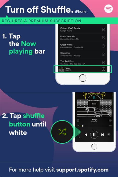 how to stop spotify from shuffling.